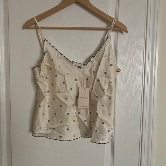 Doen Effie Camisole in Sea Salt 100% Silk - XL - NWT - Picture 3 of 5